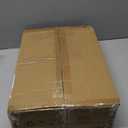 Trironsun Vintage Double Layer Bread Box for Kitchen Counter Bamboo Bread Storage Container Large Capacity Bread Storage Bin (Antique White)