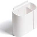 U Brands Gruv Magnetic Utility Cup, White, 3.25 x 4.25
