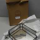 Large Glass Boxes for Display Handmade, Mirrored Bottom, Glass Jewelry Trinket Box with Lid, for Book, Photo, Keepsake Organizer, Display Case for Vanity Decor Home Dresser, Black (Low: 10.4"L  8.5"W  2.6"H)