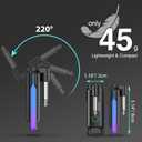 LEKATO Wireless Guitar System UHF Wireless Guitar Transmitter Receiver Rechargeable Audio Wireless Guitar Transmitter and Receiver with 70 Channels Wireless for Guitar Bass Electric Instruments (Blue)