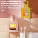 Cute Automatic Soap Dispenser - Kids Touchless Pink Hand Soap Dispenser,Wall Mount Waterproof USB Rechargeable, 13.5oz/ 400ml for Bathroom Countertop, Kitchen, Office, Hotel, Preschool Children