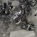 Rhode Island Novelty 5.5 Inch Silver Metallic Balloon Weights, One Dozen per Order