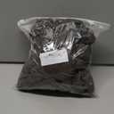 BUYUE 4 Pcs Bar Stool Covers, Luxury Fabric Dia.16-18" Round Stretchy Crease-Resistant Washable Jacquard Dustproof Stool Seat Slipcover, L-Brown-Set of 4