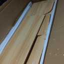 DTK Washer Dryer Wood Countertop with Shelf, Laundry Topper with Non-Slip Mat,27.55" Depth x 54" Width Dryer Covers for The Top with Edge Rails (Light Walnut), 27.5"*54"*11.8"