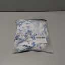 RoseSeek Girl's Floral Print Bowknot Backless A Line Dresses Ruffle Cap Sleeve Cute Knee Length Dress (Blue and White, 11Y)