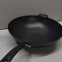 T-Fal Ultimate Hard Anodized Nonstick Wok 14 Inch, Oven Broiler Safe 350F, Non Stick Stir-Fry Pan, Cookware, Pots and Pans, Kitchen, Versatile Deep Frying, Saut, Braise, Stew, Dishwasher Safe, Onyx