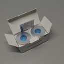 2 Pack Bathroom Sink Stopper, Pop-Up Drain Stopper with Hair Catcher, All Metal Brass Core & Stainless Steel, Anti-Clog Bathroom Sink Drain Strainer, Universal Fit 1.1"2.36" (Chrome)