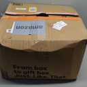 Square Boucle Pouf Ottoman Footrest  Soft & Lightweight Footstool with Foam Filling for Living Room & Bedroom, Laid-Back Lounge Style