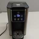 Hot & Iced Coffee Maker with Bold Setting, Single Serve Coffee Maker for K Cup and Grounds, 6-14 Oz Brew Sizes, 50 Oz Removable Water Tank, One Cup Coffee Machine with Reusable Filter, Black