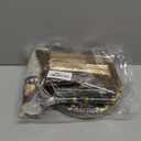 Lousuip 219Pcs Gold & Black Birthday Party Supplies: Plates, Napkins, Cups, Tableware, Banner, Tablecloth, Balloons - Serves 24