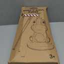 Pop-Up T-Ball Set, Green Dinosaur Tee with Bat and 3 Balls, Indoor Outdoor Baseball Training Toy for Kids Ages 3-8