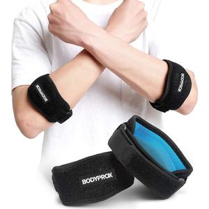 Bodyprox Elbow Brace 2 Pack for Tennis & Golfer's Elbow Pain Relief