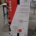 Frigidaire EFR753, 2 Door Apartment Size Refrigerator with Freezer, Retro Chrome Handle, 7.5 cu ft, Platinum Series, Stainless steel, 7.5 (Silver)