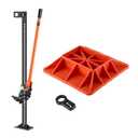 VEVOR Farm Jack with Base, 48" Utility High Lift Farm Jack, 3.18 Ton (7,000 lbs) Capacity Ratcheting Off Road Utility Jacks, Heavy-Duty Lift Jacks with 5.12"-42.5" Lifting Range for Tractor, Truck,SUV