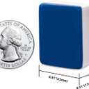 Yellow Mountain Imports American Mahjong Set, Indigo Tides - Blue Soft Case, 4 All-in-One Racks with Pushers, Wright Patterson Scoring Coins, Dice, & Wind Indicator, 21.7 x 9.7 3 inches