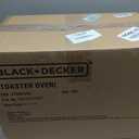 Black+Decker Countertop Convection Toaster Oven, 8 One-touch Cooking Functions, Stainless Steel, Extra-deep Interior