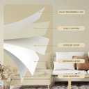 Guvana Grasscloth Peel and Stick Wallpaper Cream Textured Contact Paper Modern Removable Self Adhesive Wall Paper Thicken Fabric Faux Linen Wallpaper for Bathroom Wall Covering Vinyl 197inx15.7in
