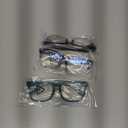 3 Pack Progressive Multifocal Reading Glasses for Women Men Blue Light Blocking Computer Glasses Spring Hinge Readers(3 Mix C3, 1.25)
