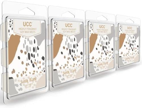UCC Plant Based Natural Wax Melts, Strong Fragrance, Long Lasting Premium Soy Scented Melts Cubes, Wax Melts Tarts, Colored Wax Melt - 12Pack