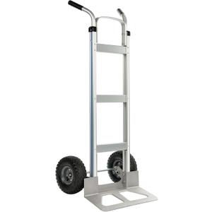 Hand Truck Heavy Duty, Hand Truck Dolly 400lbs Capacity, Dolly Cart with Pneumatic Tire for Moving Home, Workshop, Office (400LB)