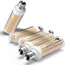 E11 Led Bulbs,JDE11 120V 100W Halogen Candelabra Bulbs Equiva Dimmable,T3 T4 Mini Base JD E11 Bulb,2700K Warm White 10W 1000LM E11 for Chandeliers,Candelabra,Ceiling Fan, Table Lamps,5Pack