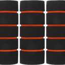 UKCOCO 3 Pcs Foam Handle Grips : Non Slip Sponge Pull Up Bar Sleeve Handlebar Cover for Fitness Equipment Bicycle Motorbike, Easy Installation, 4.32X1.49X1.49in (Black)