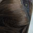 KooKaStyle Invisible Wire Hair Extensions Long Straight Layered Synthetic with Transparent Wire Adjustable Size 6 Secure Clips Hairpieces for Women 16 Inch (16Inch, Medium Brown6/10#)