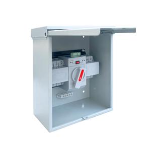 63A Generator Transfer Switch, 3P Heavy Duty Automatic Transfer Switch, 120/240V Dual Power Safety for Indoor or Outdoor Use