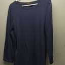 Dressystar Women's Long Sleeve Crewneck Ribbed Knit Sweater Dress Casual Elegant Midi with Tie Waist Belt for Fall/Winter (Large, Navy)