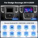 Car Radio for 2014-2020 Dodge Durango with Wireless Carplay Android Auto, 9" Touch Screen Car Stereo Upgrade for Durango Supprot Bluetooth HiFi FM GPS Navigation WiFi SWC 2+32G