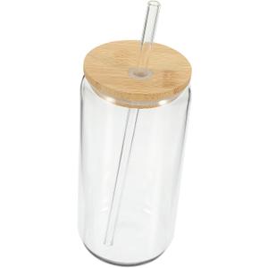 Glass Tumbler Lid Straw Set Heat Resistant Cup Tea Cup Infuser with Lid