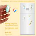 2 x 5pcs Mini Vase Magnets for Fridge, Cute Mini Magnetic Vases Funny Tiny 3D Plant Vase Decorations with Artificial Flowers for Home Office Kitchen Refrigerator Locker Decor