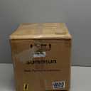 Outdoor Chair Cushions for Patio Furniture with Waterproof Detachable Cover, Deep Seat Couch Cushion Replacement and Backrest Pillow for Sectional Sofa, 25.6 x 25.6 Inch, Dark Grey, Set of 2