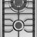 Empava 12" Gas Stove Cooktop with 2 Italy Sabaf Sealed Burners NG/LPG Convertible in Stainless Steel, 12 Inch