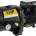 Acquaer Shallow Well Jet Pump,Cast Iron, Well Depth Up to 25ft, 115V/230V Dual Voltage, Automatic Pressure Switch