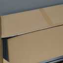 20x30 Assembled Canvas Frame for 0.6"-0.9" Deep Stretched Canvas, 0.75" Depth Floating Frame, Black(1PCS,Aluminum)