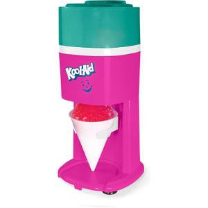 Kool-Aid Shave Ice and Snow Cone Machine, Multi-Use Ice Shaver for Frozen Treats, Slushies, Snow Cones, and More  Reusable Cup and Ice Mold, Stainless Steel Blades  Sharkleberry