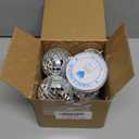 Disco Ball  Assorted Sizes Hanging Mini Silver Balls for Party, Wedding, Cake Toppers, Room & Classroom Decor 22PCS