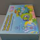 Musical Turtle Baby Toys 6-12 Months, Bilingual Educational Crawling Toys 7 8 9 10 Months, Light up Infants Tummy Toy with Sound, Number, Letters, Gifts Present for Baby 4 5 6 12 Month (Green)