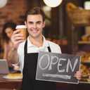 Henoyso 5 Pcs 8.5" x 14" Rigid Print Protectors Clear Hard Plastic Paper Page Poster Protector Menu Cover Plastic Sleeves for Sheet Photo Document Photographs Birth Certificate(Horizontal)