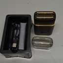 Professional Foil Shaver for Men: Cordless Electric Razor with High-Speed Dual Blades, Rechargeable USB-C, IPX6 Waterproof & Travel-Friendly/Home Use,Black Gold