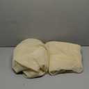 Bed Canopy Curtains 216 Inch Long, Beige Sheer Canopy Bed Curtains, Bed Canopy for Kids Adult, Canopy Bed Curtains Hang from Ceiling, Window Valance Curtain Wide 52 (Queen, Beige)