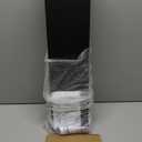 WOPITUES Wood Floating Shelves Set of 6, 24 inch Long Floating Shelves for Wall Decor, Farmhouse Shelf for Bedroom, Bathroom Storage Shelves, Book Shelves for Living Room - Black