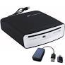 Portable CD Player for Car with Bluetooth and USB Connection, External CD Player Compatible with All Car Audio Systems