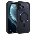 Magnetic for iPhone 17 Pro Case, [Anti-Slip] [Military-Grade Drop Protection] [Camera Protection] Skin-Friendly Slim Matte Shockproof Protective for iPhone 17 Pro Phone Case, Black