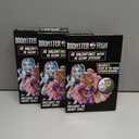 Monster High 16 Valentines Cards with Glow Stickers, Pack of 3