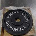 BalanceFrom Cast Iron Olympic 2-Inch Plate Weight Plate for Strength Training, Weightlifting and Crossfit, Multiple Packages