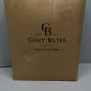 Cozy Bliss Faux Fur Throw Blanket for Couch, Fuzzy Soft Plush Thick Bubble Blanket for Sofa Bedroom Living Room, 60 * 80 Inches Beige