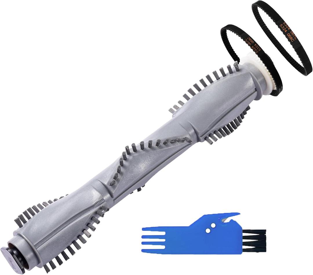 1pc Roller Brush & 2pc Belts Replacement Parts for Shark Rotator Vacuum Navigator Lift-Away NV500 NV500W NV501 NV501C NV502 NV505 NV520 NV520QPR NV520QR NV550 NV581QR UV560 NV341