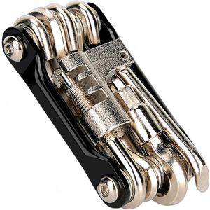 WIWUE GUO Bike Chain Tool, Ultimate Bike Multitool Kit - Lightweight Stainless Steel - Includes Chain Breaker, Tire Repair Kit, Motorcycle Accessories